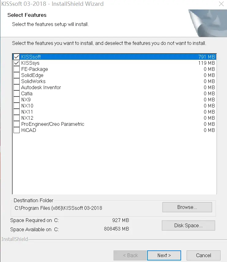 KISSsoft 03-2018 SP6